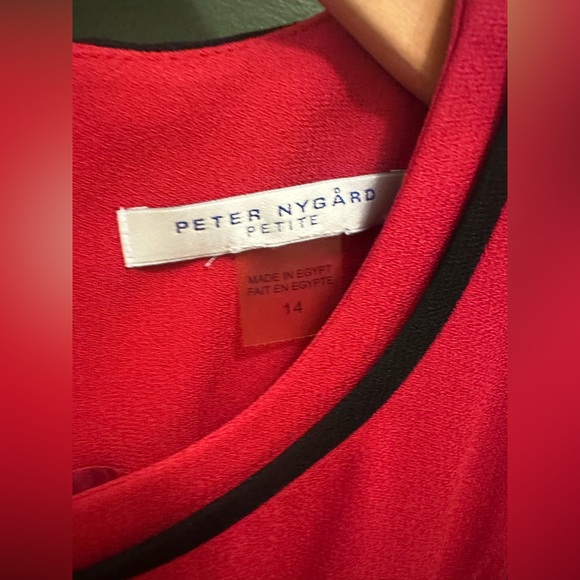 Peter Nygard Red Sleeveless Dress - Picture 3 of 8